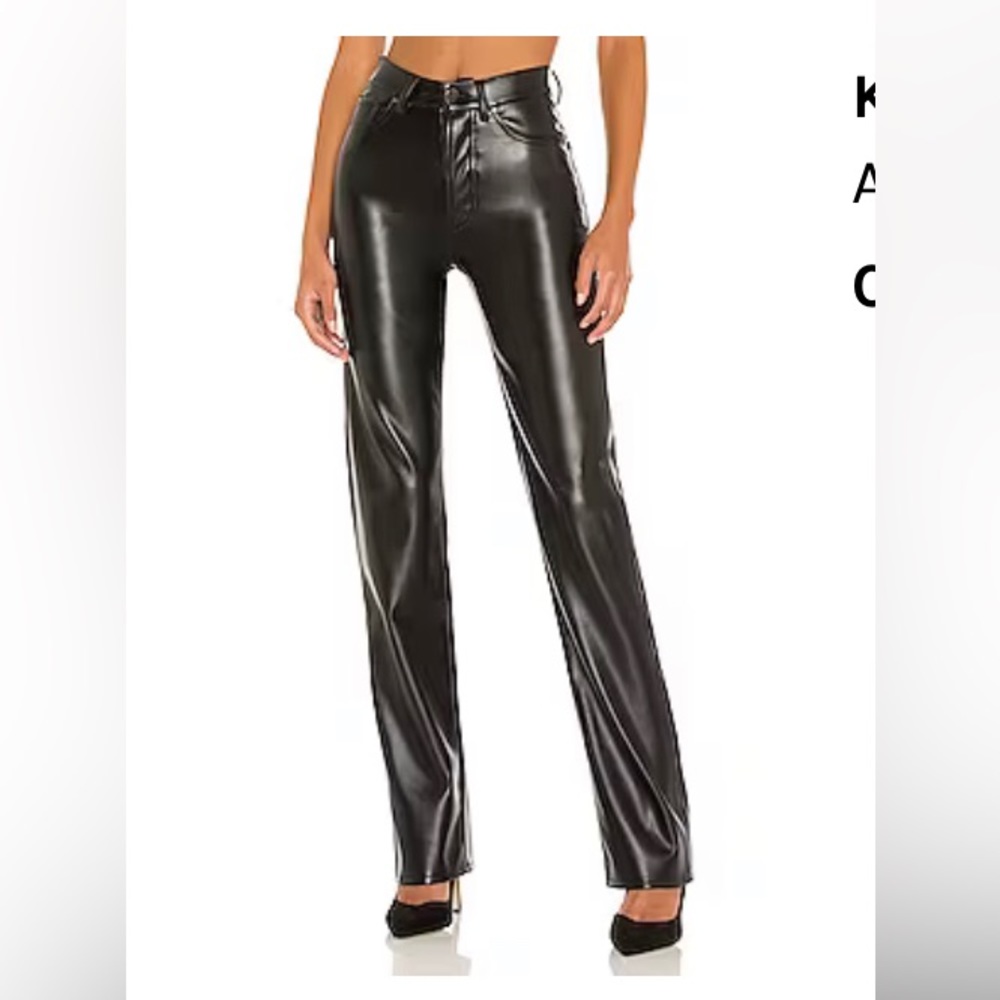 Anine Bing Vegan Leather Pants